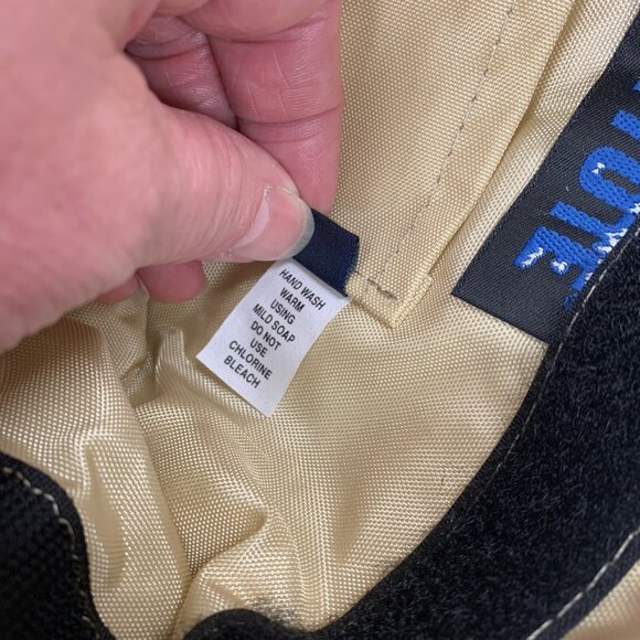 Cool Tote Adjustable Insulated Floral Bag Beige & Red Fabric Made In USA - Picture 8 of 11